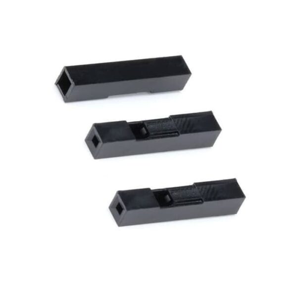 1p black housing duppont jumper head pin connector 2.54mm house 1 pin