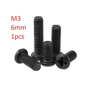 sekrup screw hitam besi m3*6 3x6mm