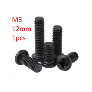 sekrup screw hitam besi m3*12 3x12mm