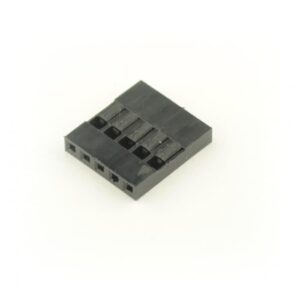 5p black housing duppont jumper head pin connector 2.54mm house 5 pin