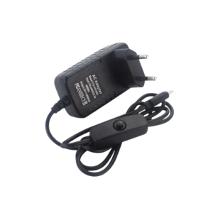 adaptor 5v 3a usb type c power supply with switch compactible with raspberry pi 4