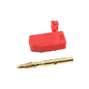banana jack male plug connector 2mm warna merah