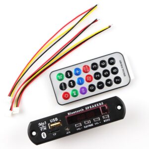bluetooth mp3 wma decoder board dc 12v audio module usb fm tf radio