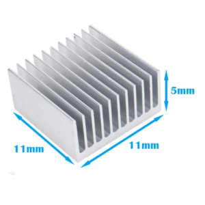 aluminum heatsink 11x11x5mm