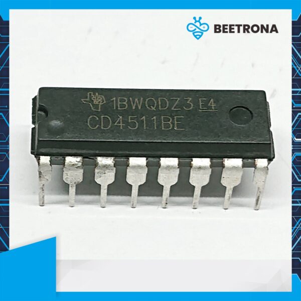 IC CD4511BE CD4511 BCD to 7 Segment Decoder Driver Latch DIP-16 ...