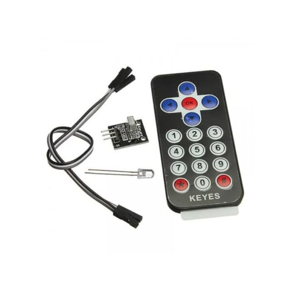 17 Keys Infrared IR Remote Control Module Kit - tokobeetrona.com