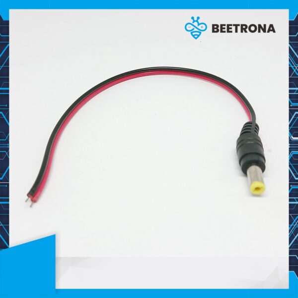 kabel jack dc cowok / male buntung 24.5cm