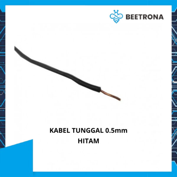kabel tunggal tembaga pejal 0.5mm pvc merah