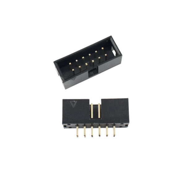 konektor idc male 2x6 12pin 2.54mm pitch lurus
