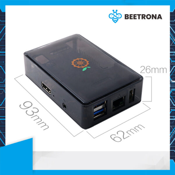 orange pi 3 lts case box casing black hitam