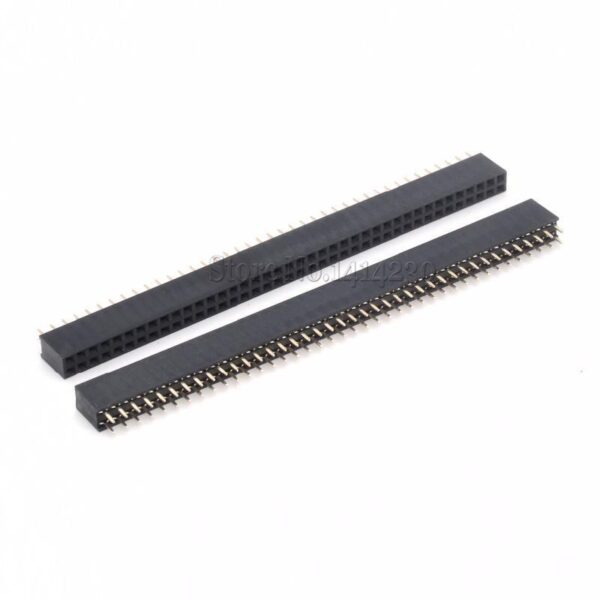 pin header female double row 2x40 pin 2.54mm 2*40