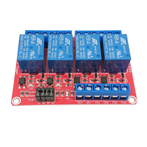 relay 4 channel module 5v red board with optocoupler supports high & low trigger
