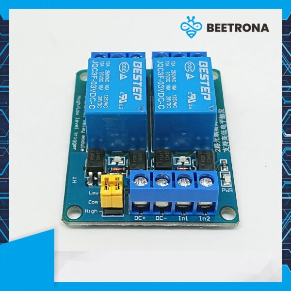 Relay Module 2 Channel 3V 3.3V Dual Input High Low Trigger with ...