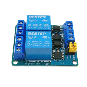 relay module 2 channel 3v 3.3v dual input high low trigger with optocoupler
