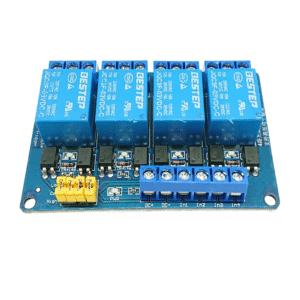 relay module 4 channel 3v 3.3v dual input high low trigger with optocoupler