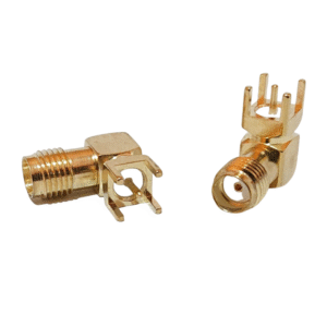 sma female konektor siku pcb soket antenna
