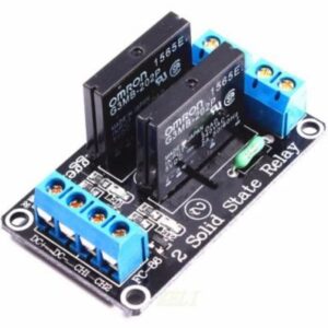 ssr solid state relay module 2 channel 5v dc untuk arduino