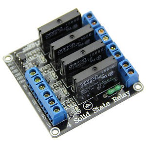 ssr solid state relay module 4 channel 5v dc untuk arduino