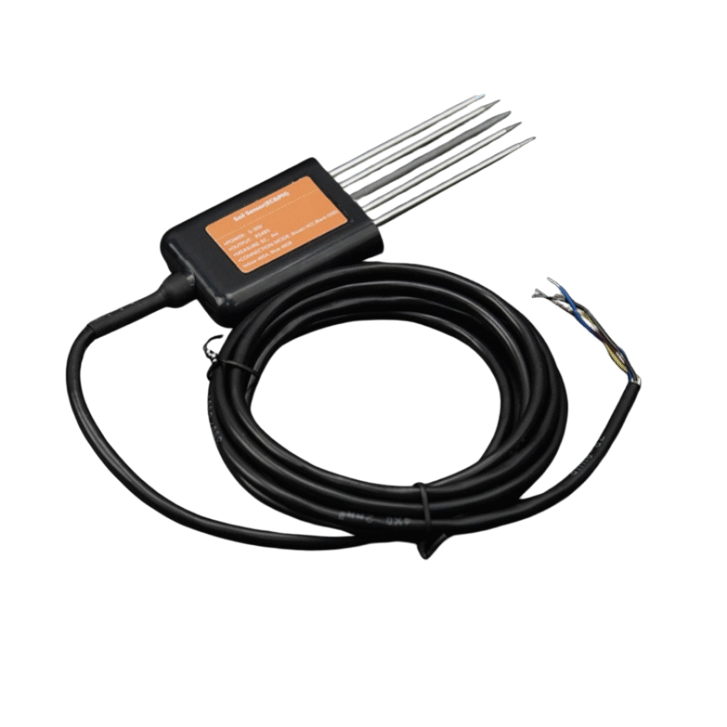 Sensor Electrical Conductivity pH Tanah MODBUS-RTU RS485 Soil EC and pH ...