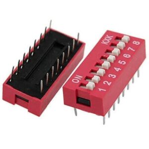 slide dip switch 8 position 8p 2.54mm