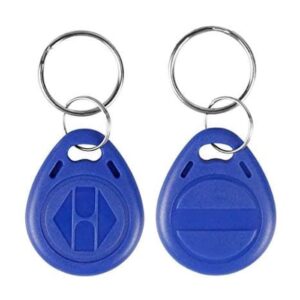 t5577 125khz rewritable keyfob keychain rfid tag proximity access