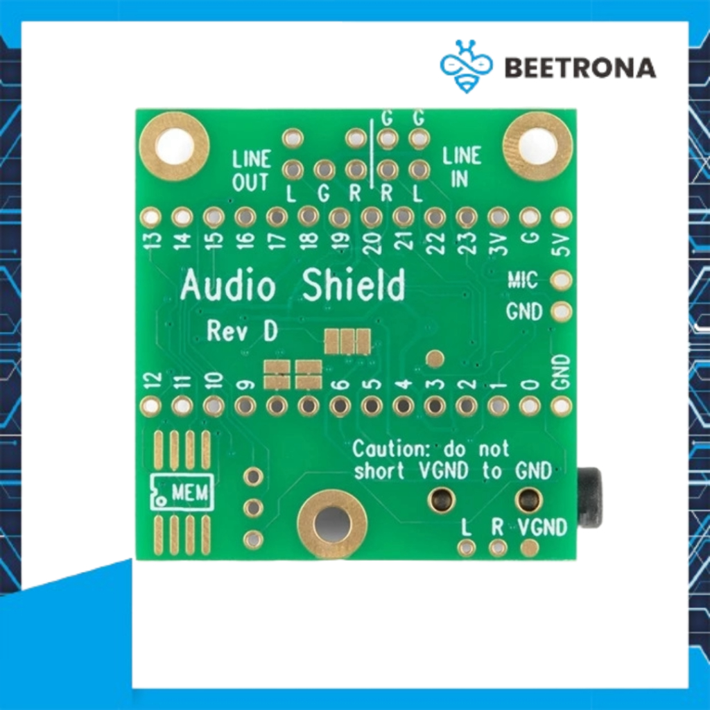 teensy 4 audio shield (rev d) teensy 4 audio shield (rev d)