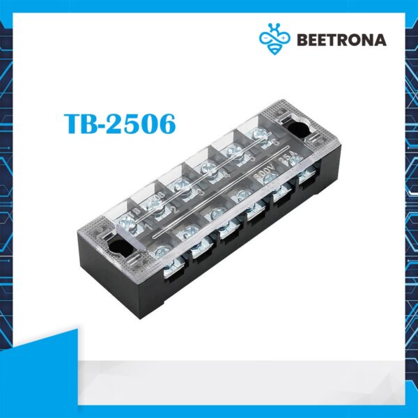 terminal block blok tb 2506 25a 600v 6pin