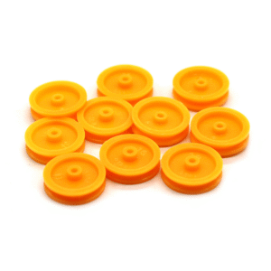 pulley katrol dinamo motor wheel plastik 17mm