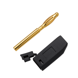 banana jack male plug connector 2mm warna hitam