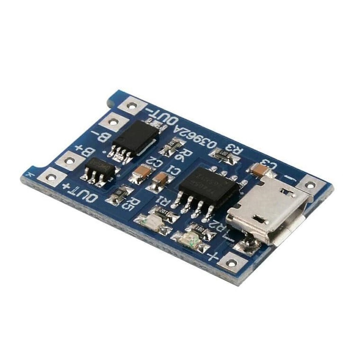TP4056 Micro USB with Protection Battery Charger Module 1A